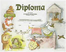 kindergarten diploma