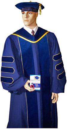 Custom made doctoral regalia and PhD gowns